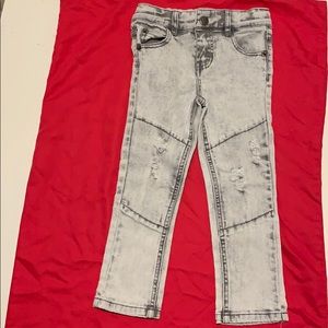 Stylish boys acid wash jeans